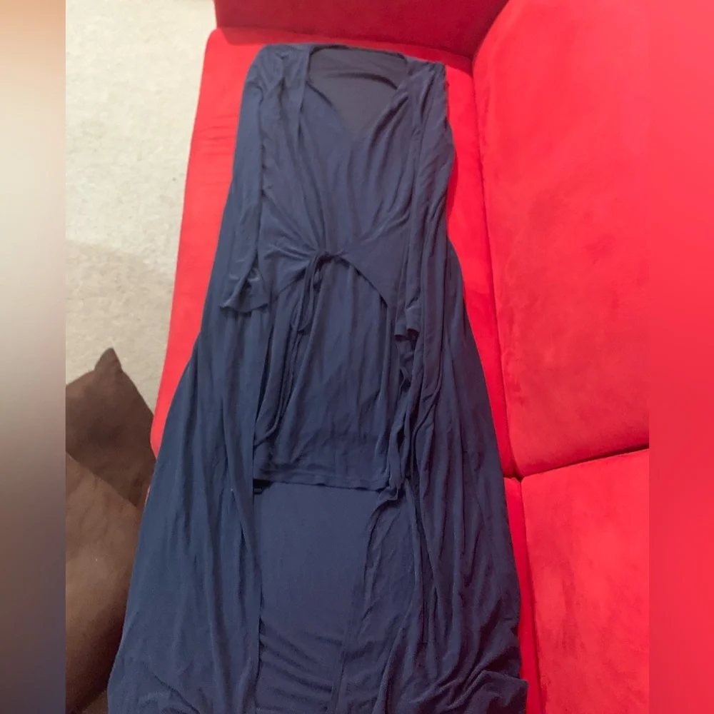 Zara CROSSOVER DRESS WITH FRONT SLIT - Picture 4 of 6